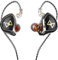 BACKWIN B5 - Auricolari in-ear, cancellazione del rumore, con microfono 1DD+1BA, con cavo, connettore jack da 3,5 mm, adatto per Galaxy, Sony, Huawei, lettori MP3, ecc