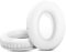 YDYBZB White Ear Pads Ear Cushion Earpads Covers Replacement Compatible with Zihnic Bluetooth Over-Ear Headphones ( Protein Leather )