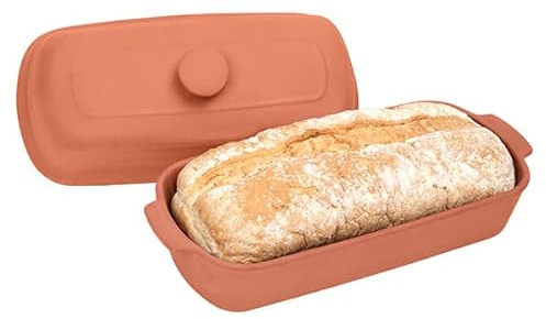 Dexam Terracotta Brotbackform mit Deckel