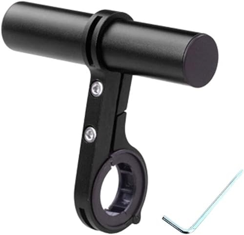 Bestgle Fahrrad Lenker Extender aluminiumlegierung Fahrrad zubehör Halterung lenkerverlängerung mit einzelklemmung für fahrradhalterungen GPS-Service Scheinwerfer usw schwarz 25.4-31.8mm