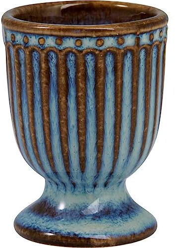 GreenGate Eierbecher Alice Oyster Blue Blau 6,5 cm Keramik Everyday Geschirr