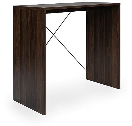 Absolute Deal Limited Hybrid X Desk - Elegant Compact Gaming Workstation, Lightweight & Versatile Home Office Small Computer Desk, Easy-Clean Modern Design, 80x40x72cm (Brown)