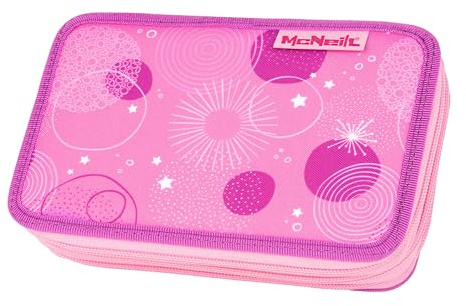 McNeill Etui gefüllt - mit 3 Reißverschlüssen - Kollektion 2024 (PINKY)