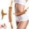 Faszienrolle Holz & Trigger Set,Faszienstab holz+Massagestäbchen Triggerpunkt,Massage Roller mit Griff,Rücken Massagegeräte,Handmassager Massagehilfe,Holz Therapie Massage Tool