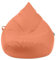 Droplet-Lounge Tropfenform Sitzsack mit Füllung | für Kinder Erwachsene | Indoor & Outdoor geeignet | Wasser-& Schmutzabweisend | Sitzkissen Bodenkissen Beanbag (XXL Durchmesser 80 cm, Sunflower)