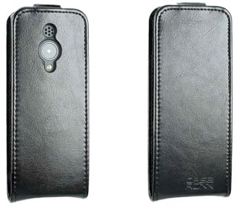 caseroxx Flip Cover für Nokia 150 (2023) in schwarz – Handy-Tasche mit Kreditkartenfächern & Magnetverschluss aus Kunstleder, schlank & funktional