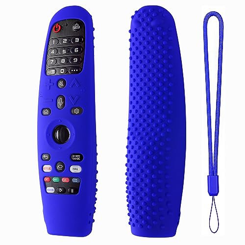 LG Remote Cover - Silicone Protective Case for Smart TV Remote (Blue)