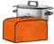 Wanyint Orange Print Slow Cooker Covers for Crock Pot 6-8 Quart,Kitchen Dust Cover for Electric Slow Cookers witg Top Handle and Mesh Pocket