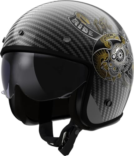 LS2, Jet-Motorradhelm BOB II CARBON Custom, M