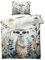 MOBEITI Erdmännchen Bettwäsche 155x220, Tiere Wendebettwäsche, Weiche Kuschelige Mikrofaser Bettbezug Set 2teilig, 1 Kissenbezug 80x80, mit Reißverschluss -MO&310