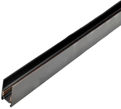 Qub Line Magnet Stromschiene – 48V Magnetschienensystem – 150cm – Schwarz – Aufputzmontage für magnetische Lichtschiene