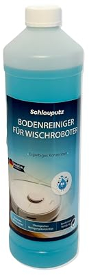 SCHLAUPUTZ® Öko Bodenreiniger Wischroboter Reinigungsmittel 1L Konzentrat - Frischer Duft - Saugroboter & Saugwischer Reiniger streifenfrei - hochwirksam für Laminat, Vinyl, Fliesen, Parkett & PVC