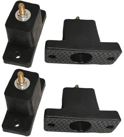 Anti-Vibrations-Pads – Set mit 4 akustischen Isolatoren für Klimakondensator | Stoßdämpfer-Halterung, Geräuschreduzierung für Poolpumpe, General, Klimaanlage, Haus, Wohnung
