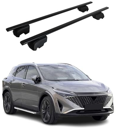 OMAC Dachträger für Nissan Qashqai J12 2021-2026 Stahl 2 Stangen Schwarz