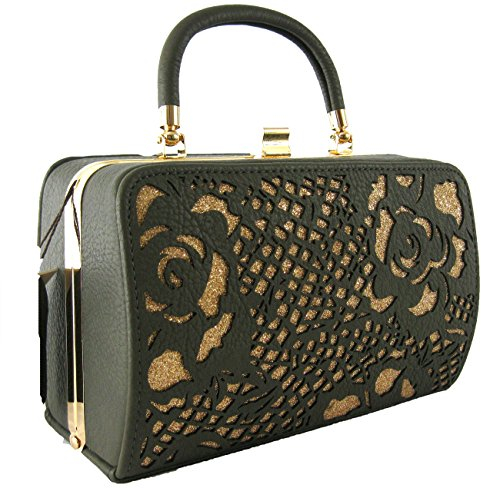 Darling Damen Chelsea Abendtasche, anthrazit, Einheitsgröße