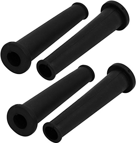 sourcing map 4PCS 10mm Dia fil PVC Boot Manchon Garde Protection de fil Câble électrique Gaine pour meuleuse Angle 9523
