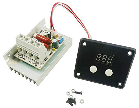 Aihasd AC 220V 10000W SCR Wire Riscaldamento Elettronica 80A Regolatore di Tensione/velocità / / Termostato Regolatore di Controllo Dimmer con Dissipatore di Calore