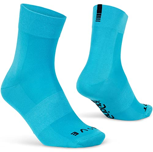 GripGrab Lightweight SL Performance Fahrrad Socken Sommer 1er und 3er Pack Eyecatching 2 Längen Fahrradsocken Kurz Lang