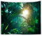 Sonnenaufgang Wald Dschungel Wandteppich Natur Landschaft Wandbehang Wandtuch Wandkunst Tapisserie Tischdecke Strandtuch 200x150cm