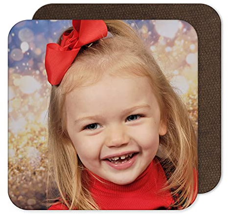 Personalised Photo Coaster Your Image, Logo. Wine Drinks Tea Coffee Mat Home, Birthday, Christmas, Mothers