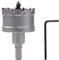 Dribotway Scie-cloche bimétallique 51 mm en carbure de tungstène TCT robuste en acier inoxydable de qualité industrielle pour bois, acier inoxydable, plastique, cuivre