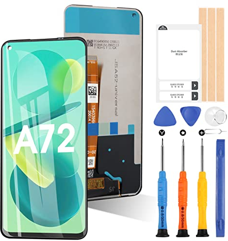 LCD-Bildschirm für Oppo A72 4G CPH2067 Display Touchscreen Digitizer Ersatzteile für Reparaturen mit Werkzeugen (schwarz, nicht für Oppo A72 5G)
