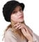 Warme Winter mütze Fleece Mütze Schirm Visor Wintermütze Damen Warme Gefütterte Wintermützegestrickte Schirmmütze Baseballmütze mit Weiches Dickes Fleecefutter (schwarz)
