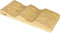 Shenzhen Knife XL Drawer Knife Block: 15 Slot (Holds 12-15 Knives) Empty Bamboo Wood Knife Holder and Organiser Compartment for Kitchen Drawers