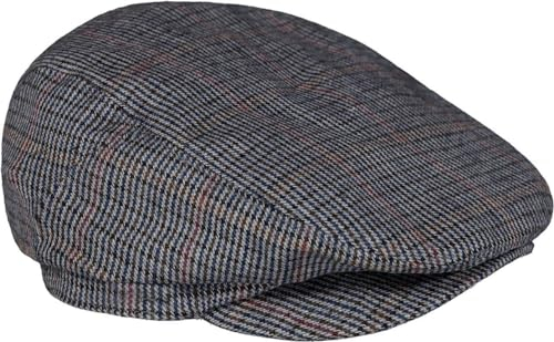 Barts Oslo Herren Mütze Flat verstellbar Warm Wolle Größe M Navy-Marine M, Marina Military, 56