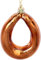 SIKORA BS663 Lyoner Ring Christbaumschmuck Glas Ornament Weihnachtsbaum Anhänger