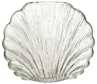J-Line Vase Coquillage - Verre - Transparent - Large
