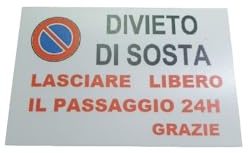 mini cartello targa FOREX 10x15 CM lasciare libero il passaggio divieto di sosta aforismi divertenti strada casa bar ristorante pub plastica pvc