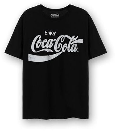 Coca-Cola - T-Shirt - Adulte (XL) (Noir)