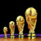 AMMICCO Trophée d'or de Football Trophée de Coupe du Monde Réplique de Coupe du Monde Collection de Souvenirs de Décorations pour Maison Bureau Cadeaux pour Fans (27CM)