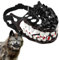 Sghtil Halloween-Hundemaulkorb mit Zähnen,Halloween-Hundemaulkorb - Gruseliges Hundekostüm mit großen Zähnen,-Hundemaulkorb, urkomischer Hundemaulkorb, verstellbar für kleine, mittlere und große Hunde