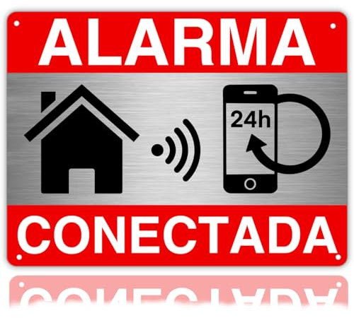 LEIASA Panneau zone de vidéosurveillance - 21 x 28 cm - Aluminium - Épaisseur 0,8 mm - Panneau de vidéosurveillance - Impression UV - Résistant à l'extérieur - Signal d'alarme dissuasif en aluminium