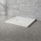 NRG 900x700mm SMC Rectangle Shower Tray White Slip-Resistance Bathroom Shower Base Easy to Clean