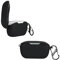 KZIOACSH Silicone Case for JBL Wave Buds 2, Ultra Slim Anti-Scratch Anti-Lost Protective Earbuds Case Lightweight Washable Sumdge-Proof Earphone Skin Cover with Carabiner for JBL Wave Buds 2, Black