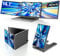 2025 Neuestes Laptop Screen Extender, 14.1 FHD 1200P IPS Display Laptop Bildschirm Erweiterung, Plug & Play Triple Monitor, Kompatibel mit 14-17 für Windows, Mac, Android, Chrome