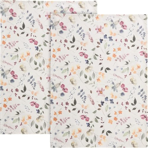 REDBEST Geschirrtuch 2er-Pack Baumwolle bunt Größe 50x70 cm