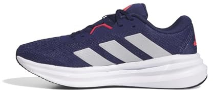 adidas Men's Galaxy 7 Running Shoes, Dark Blue/Silver met./Lucid red, 6.5 UK