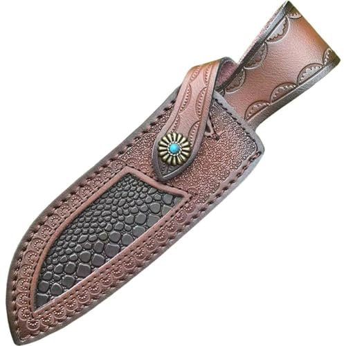 Glixoft Funda para Cuchillo, Funda De Cuero para Cuchillo, Funda para Cuchillo, Funda para Cuchillo, Funda para Cuchilla, Cinturón, Bolsa para Cuchillo para Caza, Ocio Y Cocina