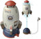 Rocket Water Sprinkler for Kids - Hydraulic Launch & Spin Outdoor Toy STEM Water Pressure Play Set for Summer Backyard Fun