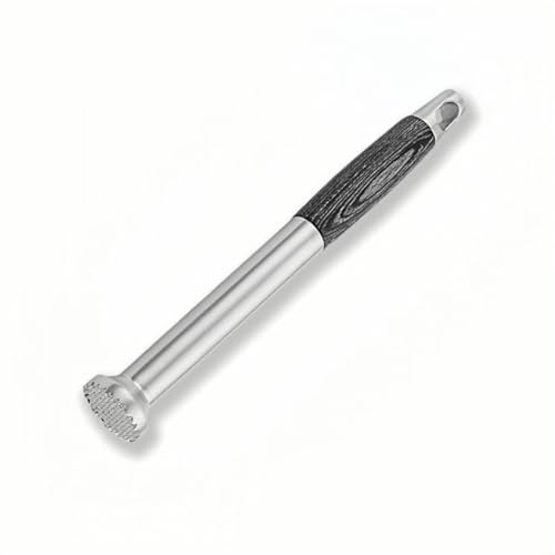 Cocktailstößel 304 Edelstahl | Muddler mit Holzgriff | 26cm | Rostfrei | Für Eis, Früchte & Kräuter | Professionelles Barwerkzeug