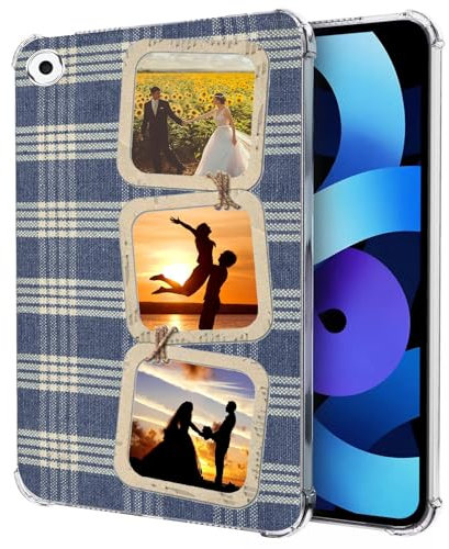 TIANDIMY Cover Personalizzata per tablet iPad Air 2,custodia protettiva con foto e testo personalizzati,silicone TPU morbido,antiurto,angoli rinforzati -TU8