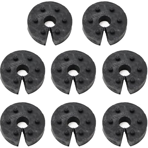 YananAC 8 Stück 13mm Auto-Federwegbegrenzer Universal Federwegbegrenzer Verschleißfestigkeit für Auto Federwegbegrenzer Factory Repair Gummi-Federwegbegrenzer