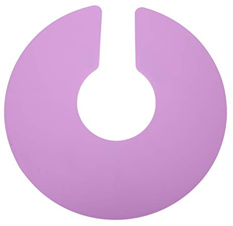 MUNEFE Silicone Hairdressing Shawl, Hair Cutting Cape, Silicone Shampoo Pad for Effective Protection Of Neck and Clothes (Purple)