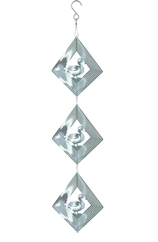 Flaroey Wind Chimes for Outside Chimes with 3D Wind Spinner,Gifts for Women for Garden Backyard D