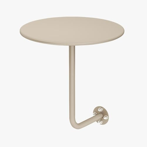 Failjierue Runder Wandtisch aus Eisen für Cafés, klassischer Bistrotisch an der Wand für Balkon, Schlafzimmer, Kaffee, Esszimmer, Bar, Kneipenmöbel, 39,9 x 47,7 cm