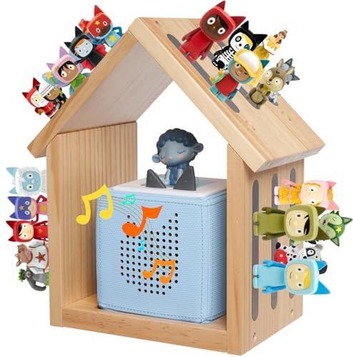 ShunpuBF for House Tonie Shelf,Magnetic Shelf for Toniebox 1 and Toniebox 2 | Holds 12-40 Tonies Figures,Tonies Storage and Display Shelf for Kid's Room,PATENT 6489545